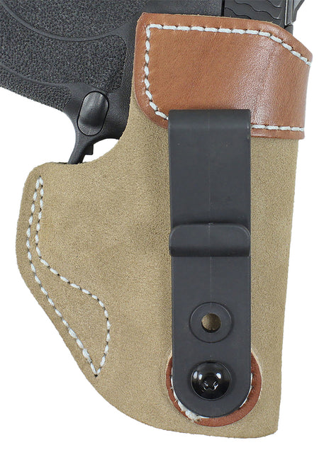 DeSantis Gunhide Sof-Tuck IWB Natural Suede Tuckable Holster S&W Bodyguard 2.0 Right Hand