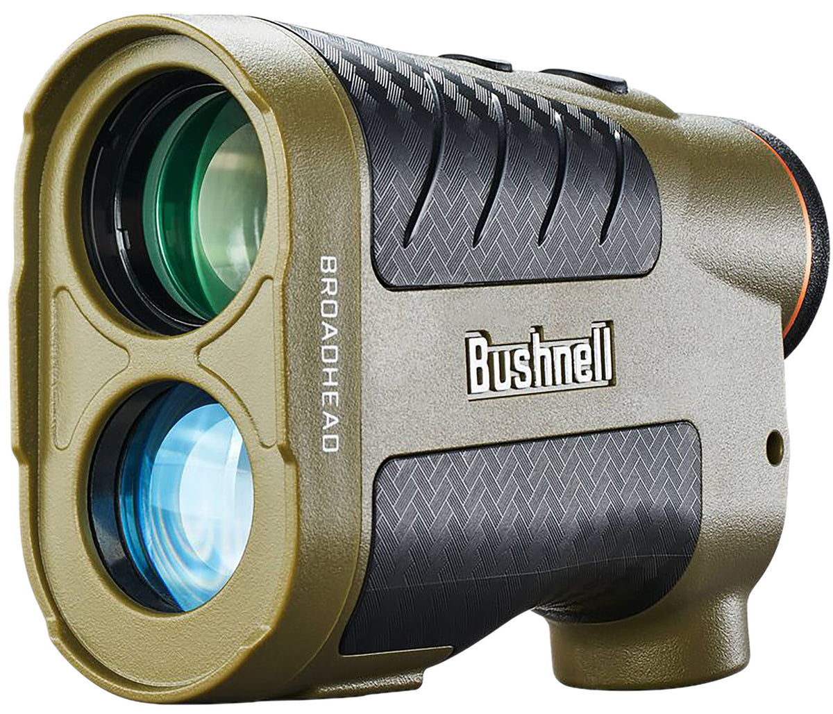 Bushnell LA1500AD Broadhead Laser Rangefinder Green Aluminum 6x25mm 1500 yds Max Archery Tripod Compatible