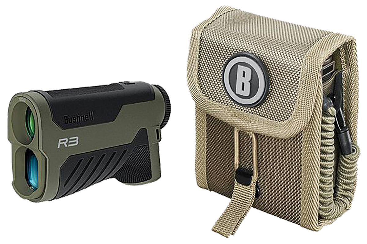 Bushnell R3-1200 R3 Laser Rangefinder Ranger Green 6x25mm 1200 yds Max Archery and Rifle Vault Lite
