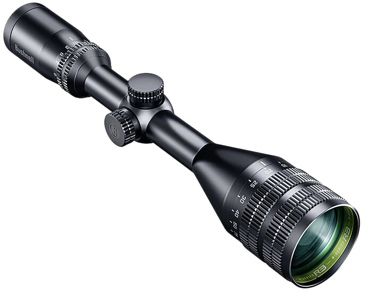 Bushnell R3 6-18x50mm 1" Tube Black DOA Quick Ballistic Reticle Multi-Coated Lenses