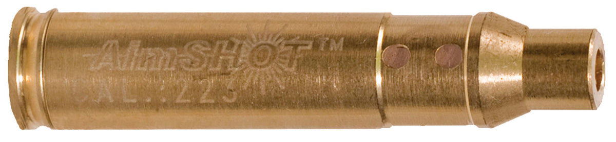 AimShot .223 Rem Laser Boresighter BS223 Brass Cartridge