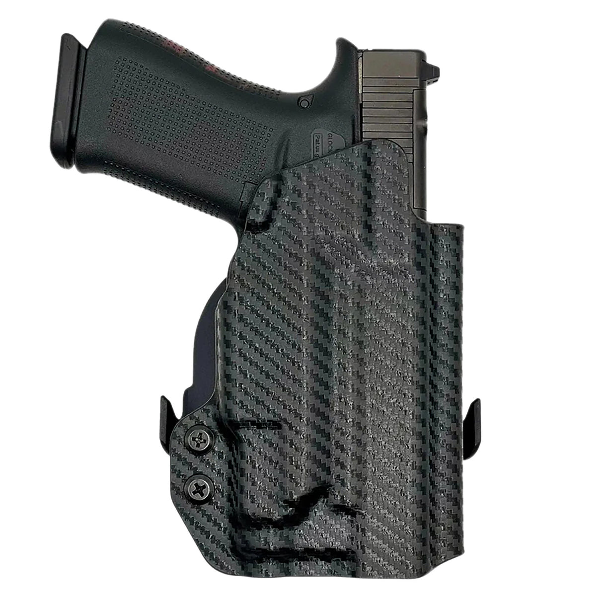 Rounded Gear Carbon Fiber Kydex OWB Paddle Holster Glock 43/48 TLR-7 Right Hand