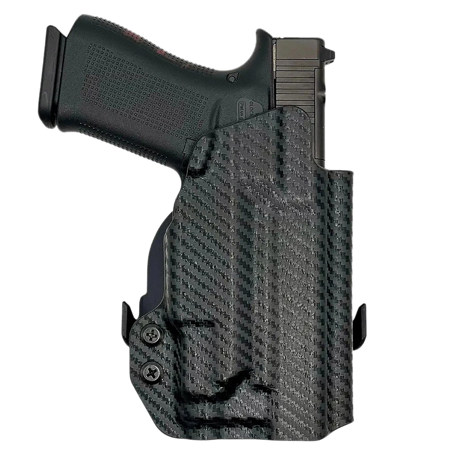 Rounded Gear Carbon Fiber Kydex OWB Paddle Holster Glock 43/48 TLR-7 Right Hand