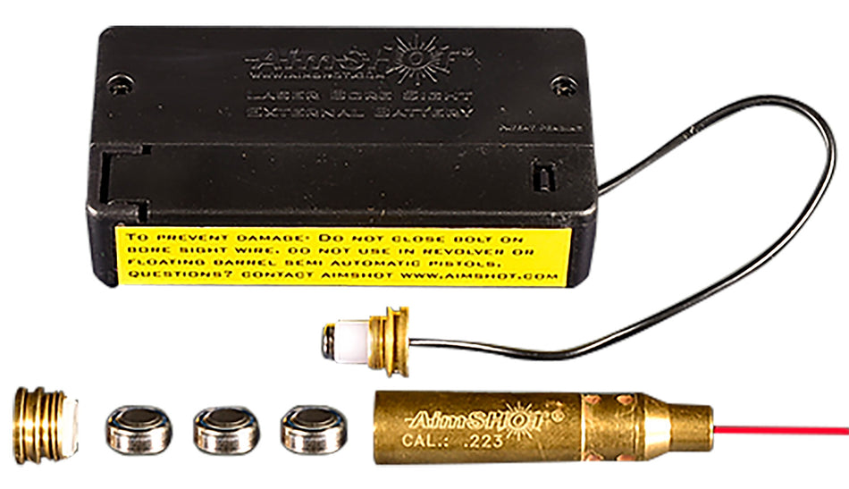 AimShot .223 Rem 20X Laser Boresighter BS22320X Brass Cartridge