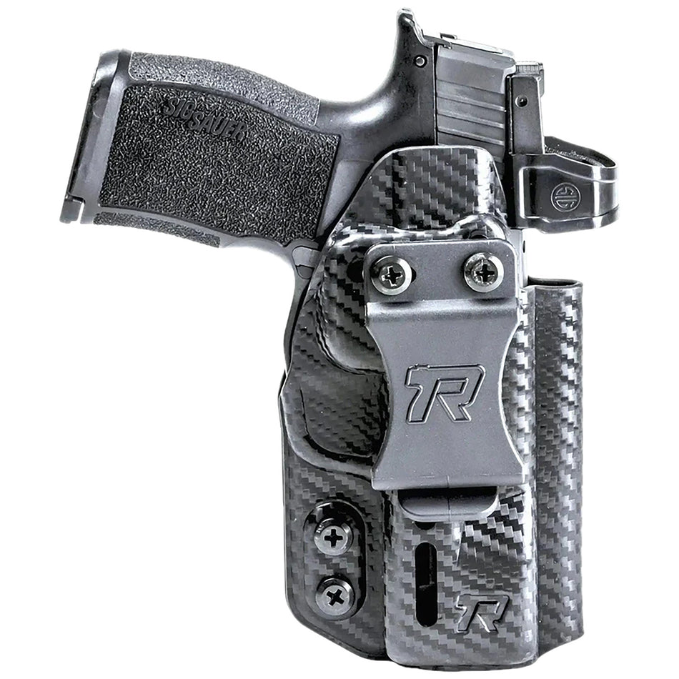 Rounded Gear Carbon Fiber Druid IWB/OWB Holster for Sig P365 X Macro Ambidextrous