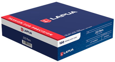 Lapua 223 Remington Unprimed Rifle Brass Cases 100-Pack