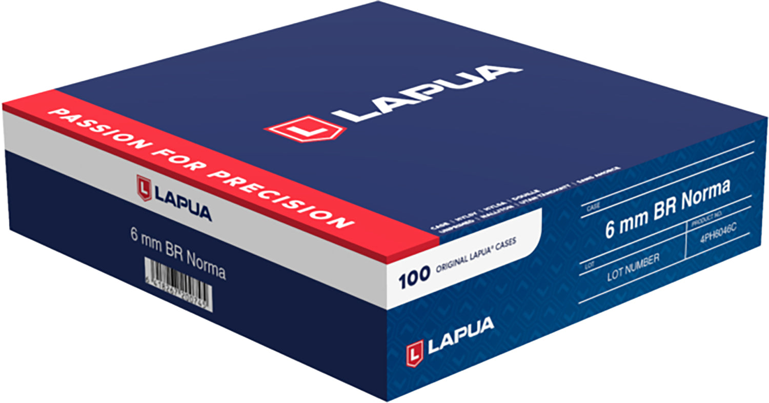 Lapua 6mm BR Norma Unprimed Rifle Brass Cases 100-Pack