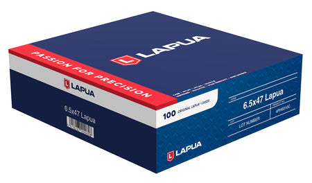 Lapua 6.5x47mm Unprimed Rifle Brass Cases 100-Pack