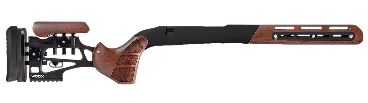 Woox Furiosa Precision Rifle Chassis Walnut Wood/Aluminum Fits Tikka T3/T3x 31" OAL