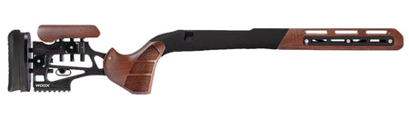 Woox Furiosa Precision Chassis Walnut/Aluminum Fits Remington 700 M5 DBM Long Action 31"