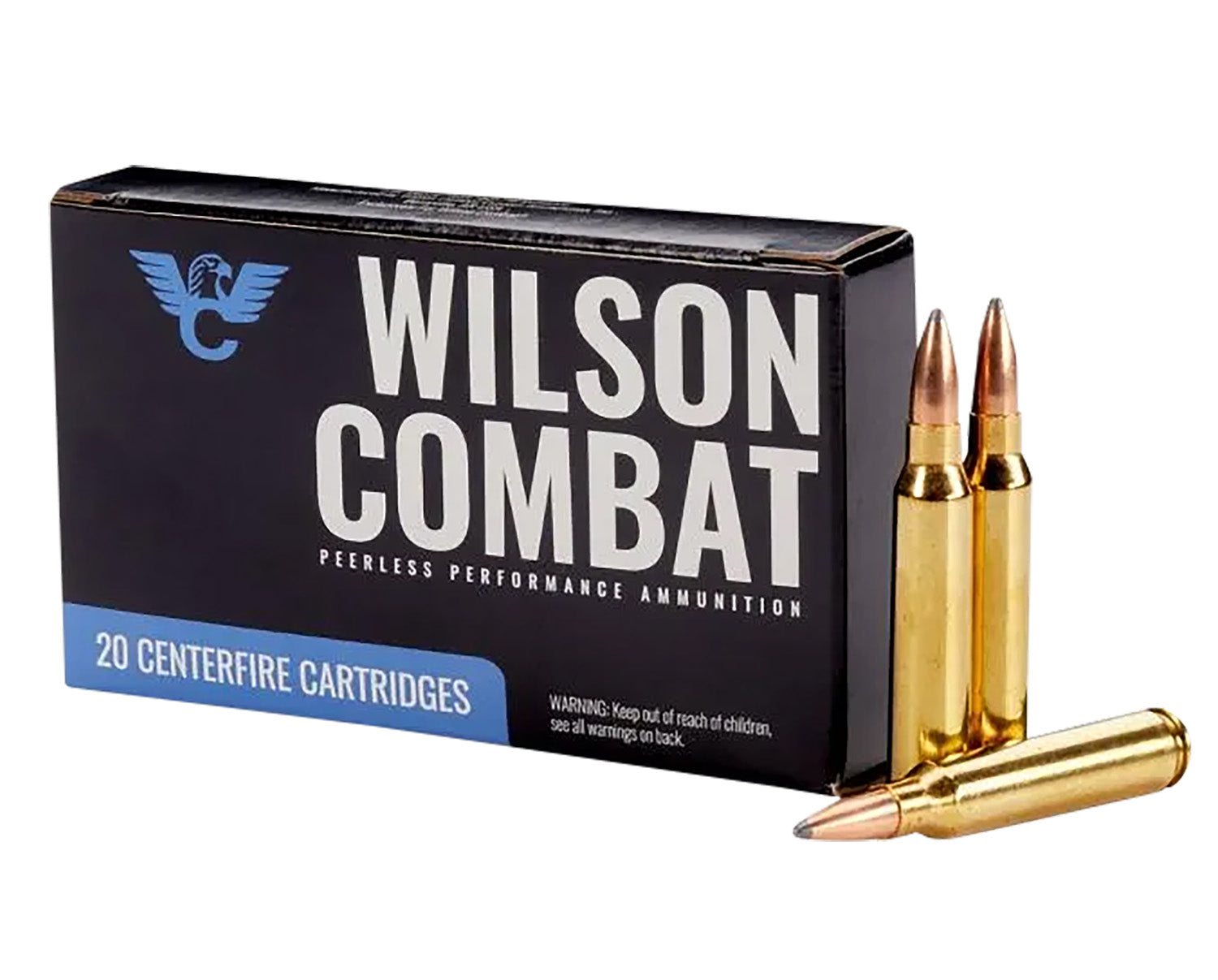 Wilson Combat .223 Remington Sierra Gameking 65 grain Spitzer Boat Tail ammunition