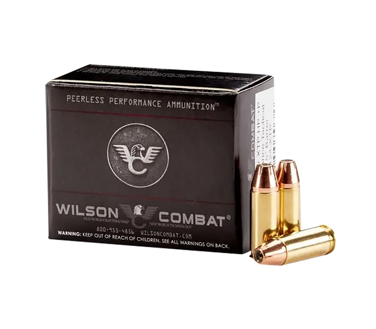 Wilson Combat .38 Special Hornady XTP +P 124 grain Hollow Point ammunition