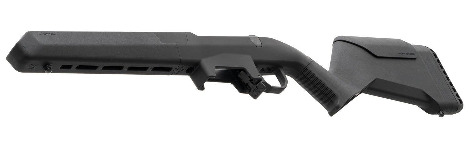 Magpul MAG1421 Hunter Lite Black Stock Fits Ruger American Short Action Rifles