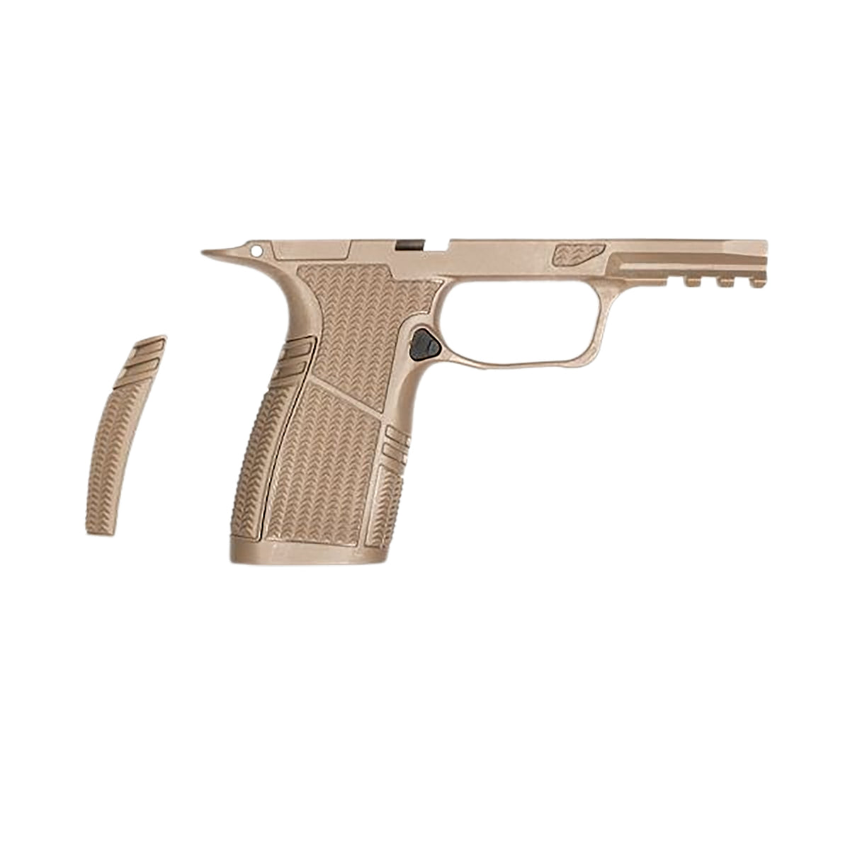 Sig P365 Snub Nose Grip Module Flat Dark Earth by Tyrant CNC
