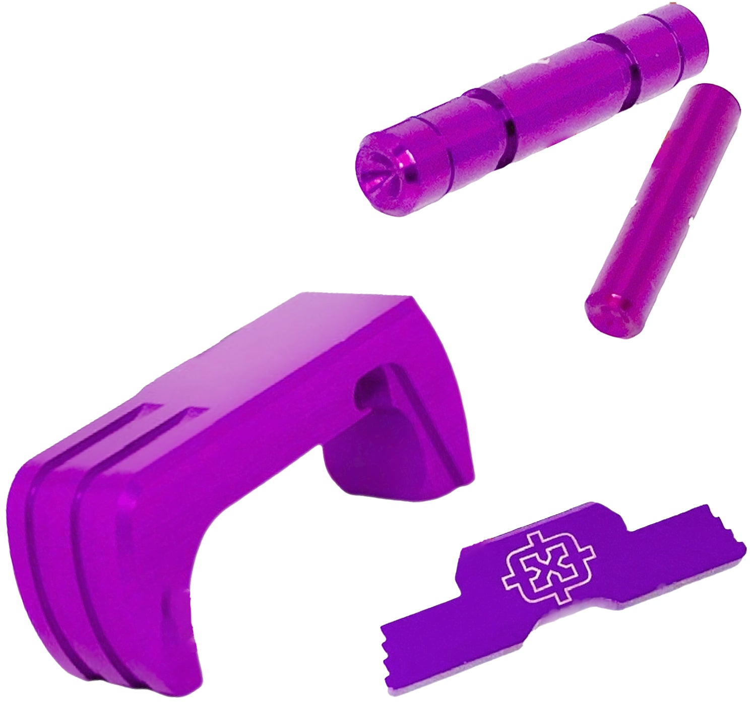 Cross Armory Glock 43 Purple Anodized 3-Piece Upgrade Kit