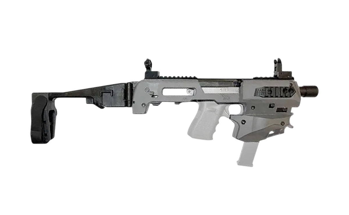 Meta Tactical Llc MCKGEN3TU Glock Gen3 Micro Conversion Chassis Kit Tungsten Synthetic