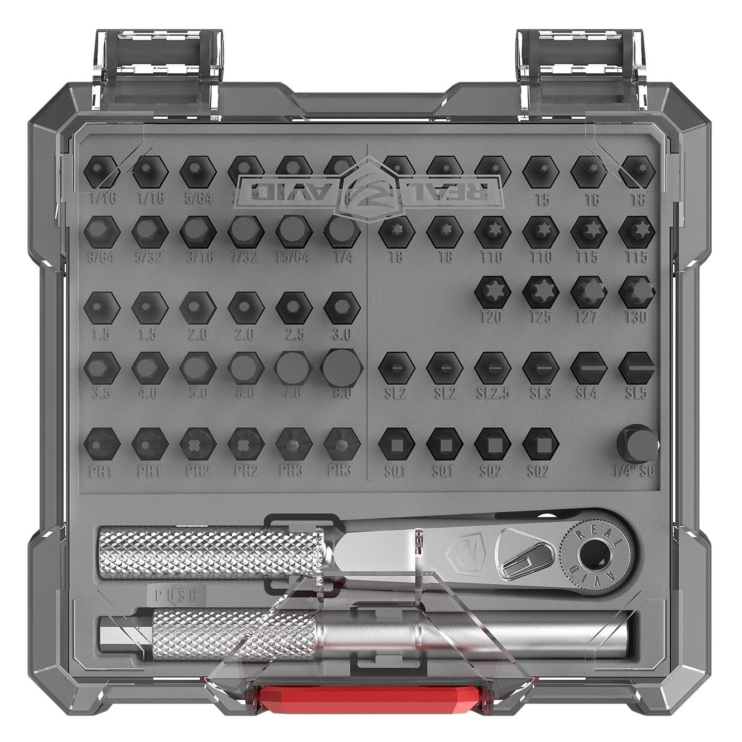 Real Avid X3 Driver Gunsmithing Bit Set AVX3GBS57 57 Piece