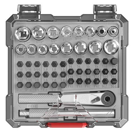 Real Avid X3 Driver Socket & Gunsmithing Bit Set AVX3SGBS52 52 Piece