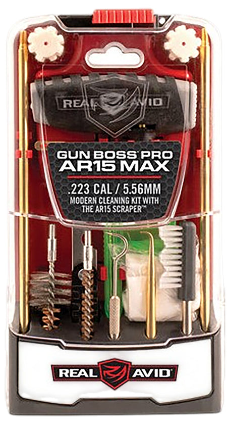 Real Avid AVGBPROARS AR-15 Gun Boss Pro Max Multi-Color Cleaning Kit 223 Cal/5.56mm
