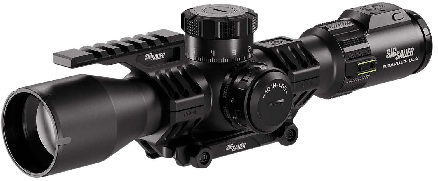Sig Sauer Bravo6T BDX SOBBDX63102 3-18x44mm 35mm Tube Illuminated MRAD Milling Reticle Black