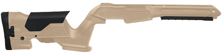 Archangel AAP1022DT Desert Tan Fixed Precision Stock with Click-Adjustable Cheek Riser for Ruger 10/22