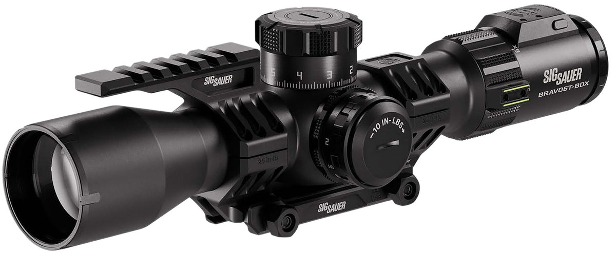 Sig Sauer Bravo6T BDX SOBBDX63104 3-18x44mm 35mm Tube Illuminated MRAD DEV-L Reticle Black