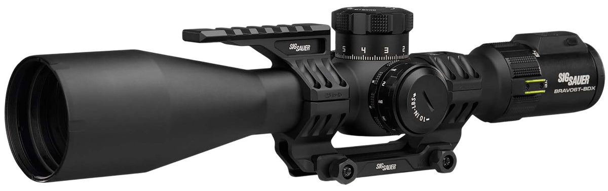 Sig Sauer Bravo6T BDX SOBBDX65102 5-30x56mm 35mm Tube Illuminated MRAD Milling Reticle Black
