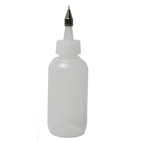 Vista Glue Bottle with Precision Tips for Fletching Arrows 2 oz.