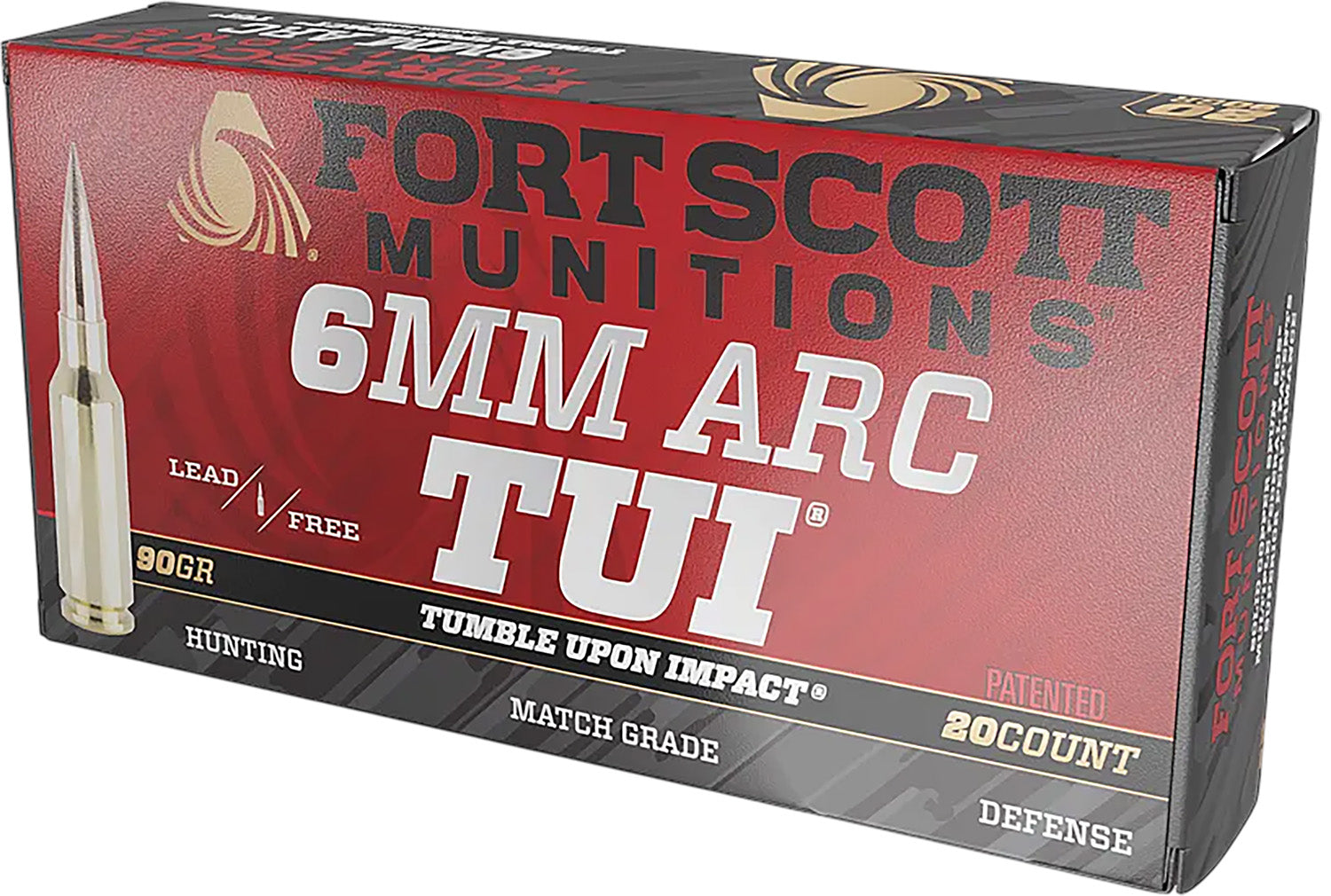 Fort Scott Munitions 6mm ARC  90 grain Solid ammunition