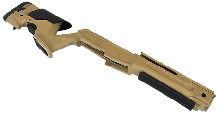 Archangel AAMINIDT Desert Tan Fixed Precision Stock with Click-Adjustable Cheek Riser for Ruger Mini-14 Mini Thirty