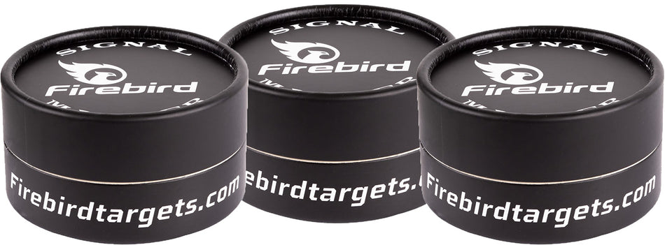Firebird SMCB Universal Firearm Signal Marker Target Black 65mm 3 Pack