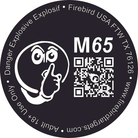 Firebird USA M65 65mm Low-Noise Moderated Detonating Reactive Shooting Target 10 Pack