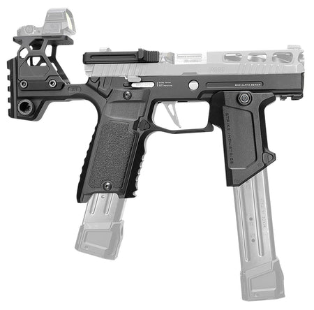 Strike Industries Modular Stock Alpha Mark II Aluminum Black Fits Sig Sauer P320 Ambi