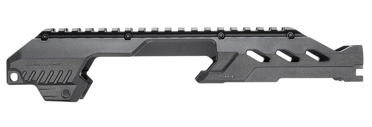 Strike Industries Sig P320 SMC Charlie Extended Charging Handle Top Rail Black