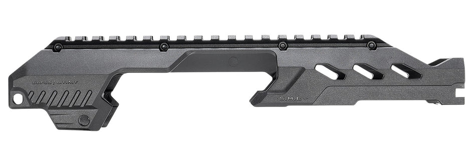 Strike Industries Sig P320 SMC Charlie Extended Charging Handle Top Rail Black