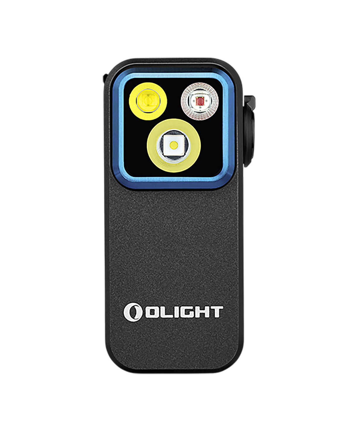 Olightstore USA OCLIPPROBLK Oclip Pro Black Aluminum LED Flashlight 500/380/40 Lumens