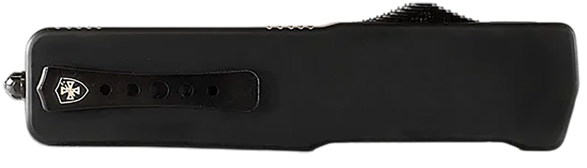 Templar XMCABK121 Excalibur Money Clip OTF Dagger Plain Black Oxide D2 Blade with Black Anodized Aluminum Handle