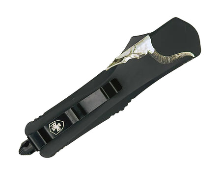 Templar Knife Gen II Badlands Slim 3.43" Out-The-Front Tanto Plain 440C Stainless Blade Glass Breaker Pocket Clip