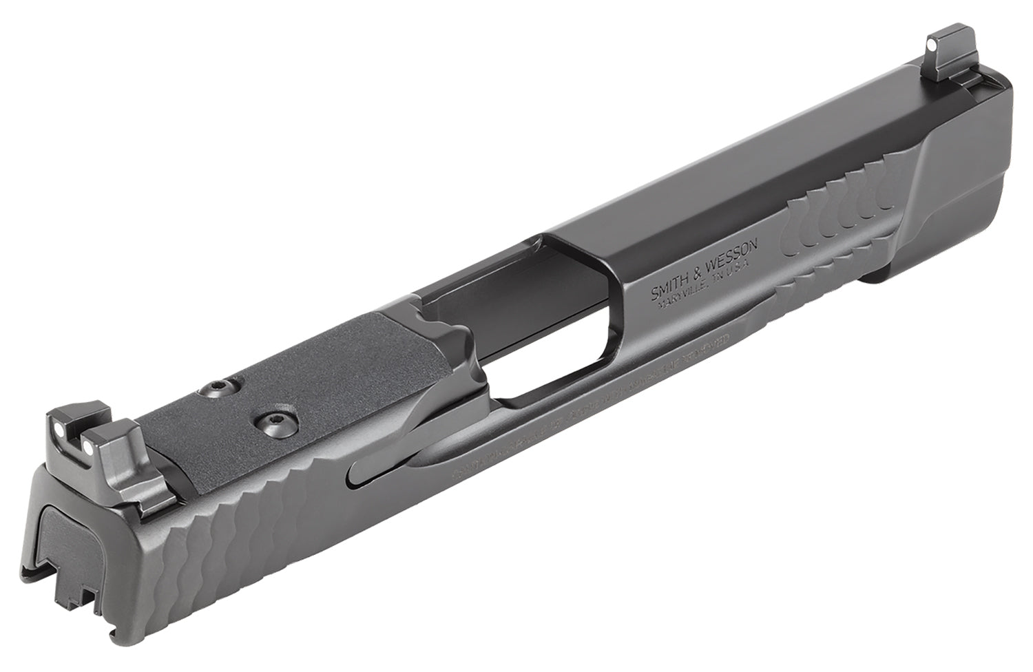 Smith & Wesson 14568 Black Optic Ready Slide Assembly Fits M&P9 M2.0 5-Inch Barrel