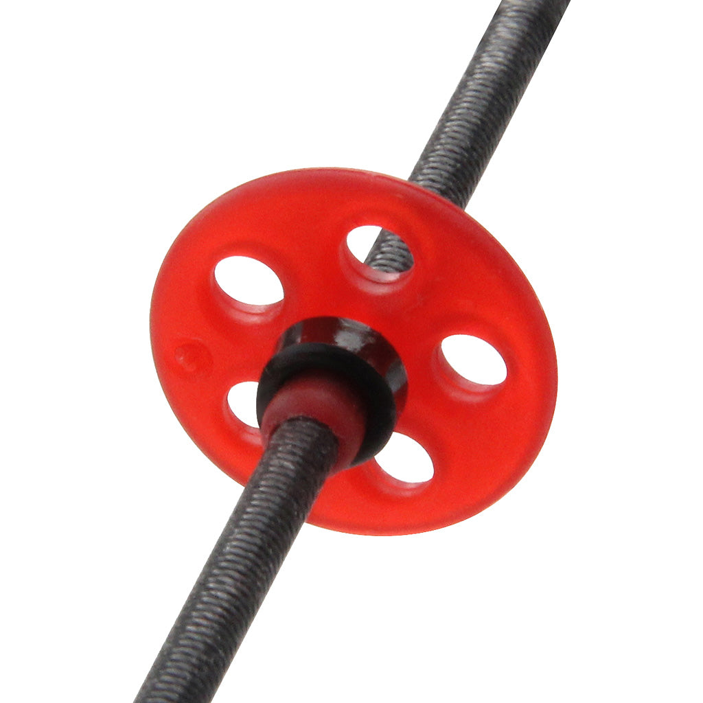 Saunders Kiss-XL Perforated Kisser Button Black 11/16 in.