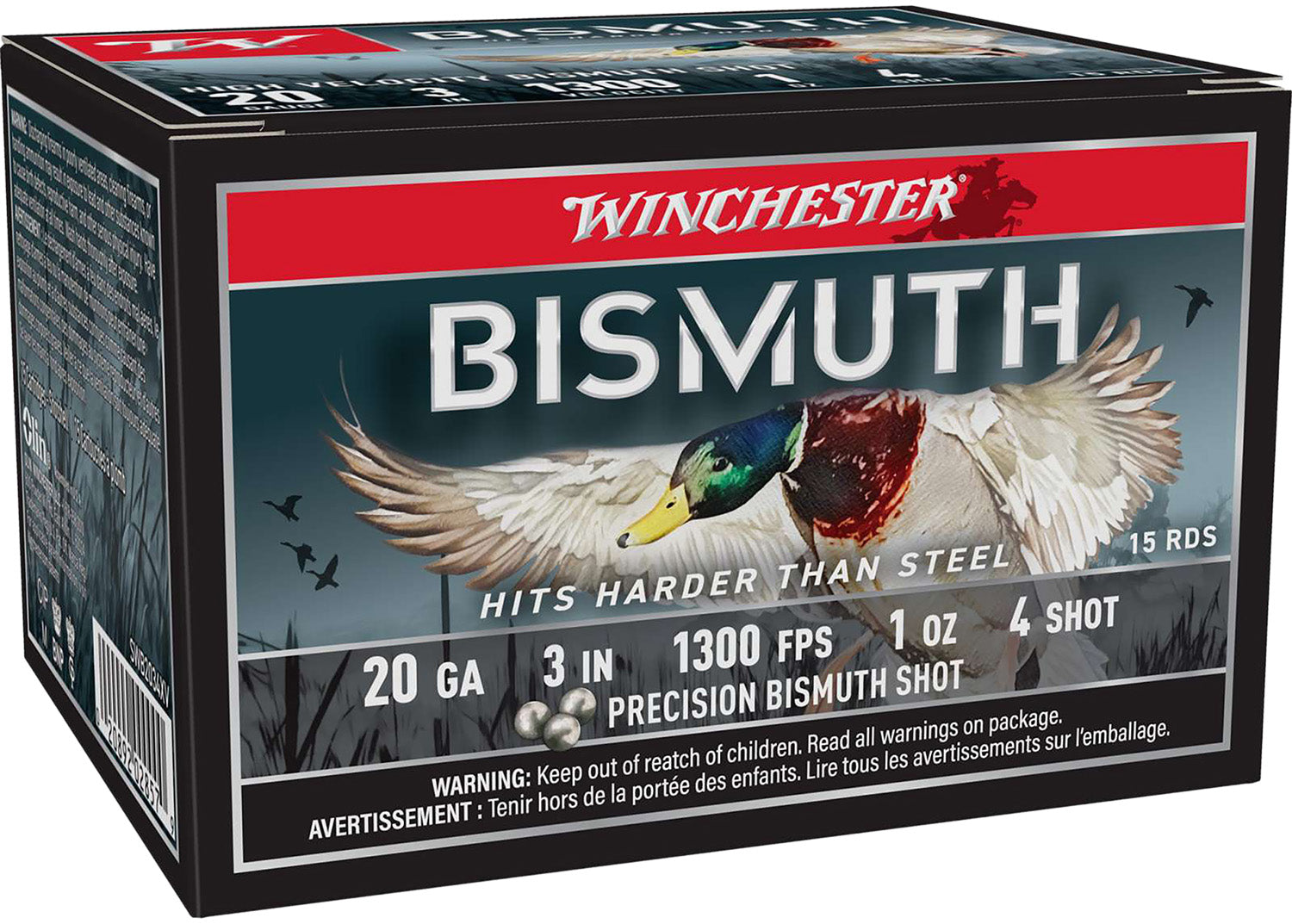 Winchester 20 Gauge Shotgun Ammo  3 in 1 oz #4