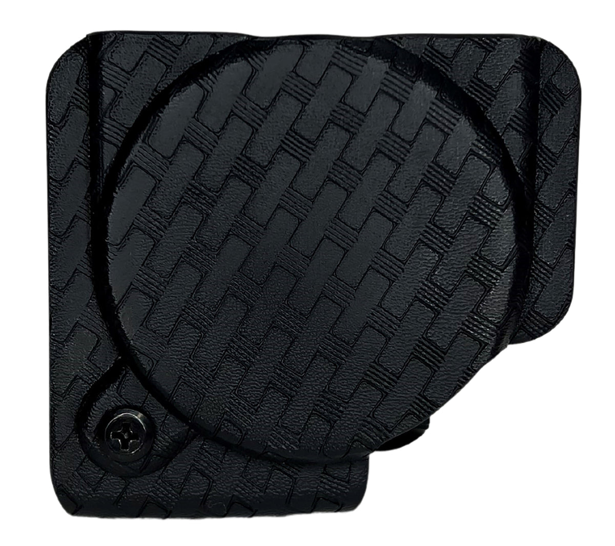 High Speed Gear Black Basketweave Kydex Pouch for Dip and Nicotine Cans