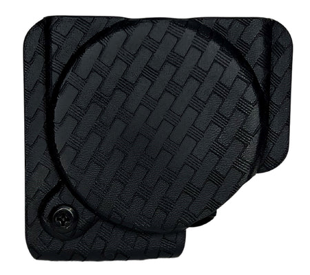 High Speed Gear Black Basketweave Kydex Pouch for Dip and Nicotine Cans