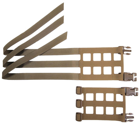 High Speed Gear Core Plate Carrier Cummerbund 4 Column Coyote Cordura 40PCC4CB