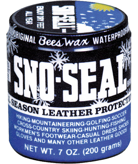 Atsko Sno-Seal Original Beeswax Waterproofing 8 oz Jar for Boots and Tent Seams