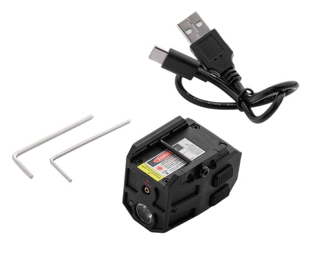 Alliance Consumer Group IPRMLT0003 Mycro Rail Mount Weapon Light 300 Lumens Green Laser USB Rechargeable