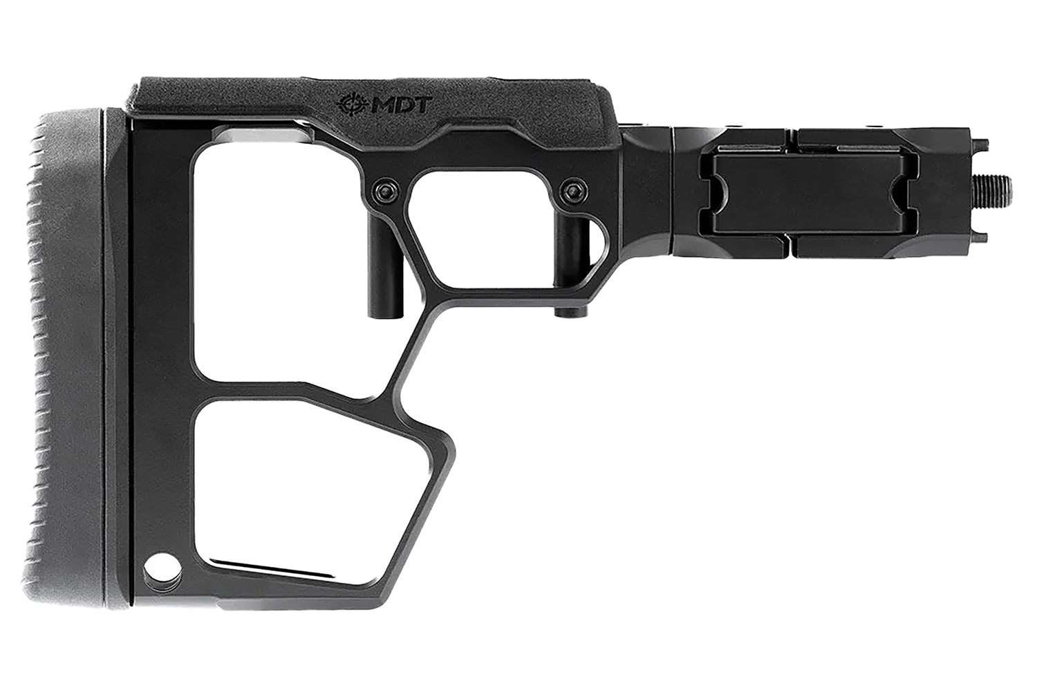 MDT 114484BLK XTN SRS XF Premium Skeleton Rifle Stock Black