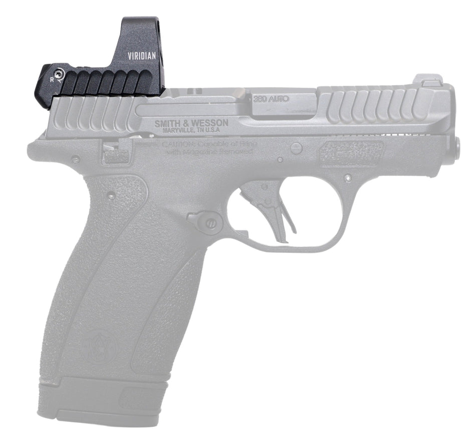 Viridian RFX Custom Black Compact Reflex Sight 1x16mm S&W Bodyguard 2.0 Compatible