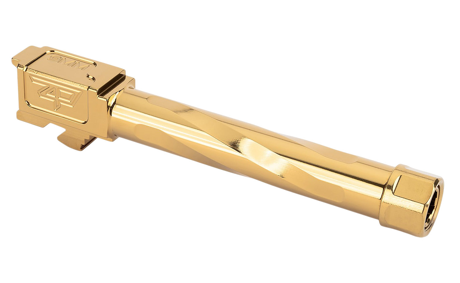 Zaffiri Precision ZP.17G5BTG 9mm Match Barrel for Glock 17 Gen 5 Gold 416R Stainless