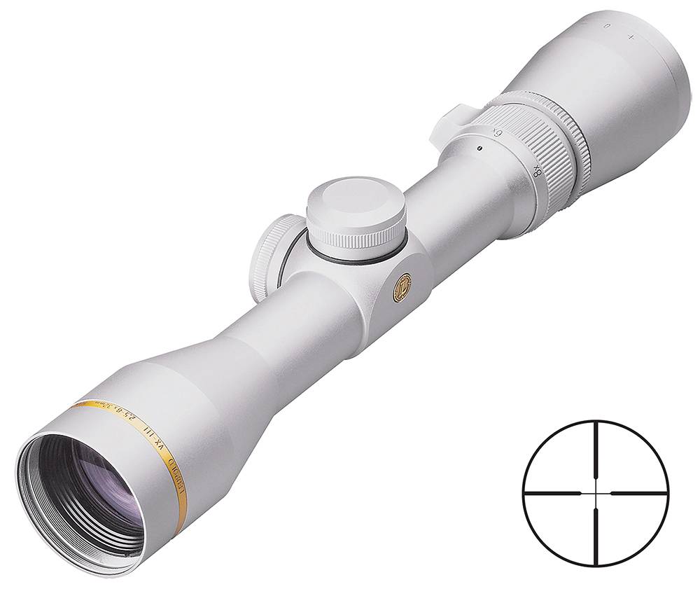 Leupold VX-3 2.5-8x32mm Duplex Handgun Scope Silver Finish